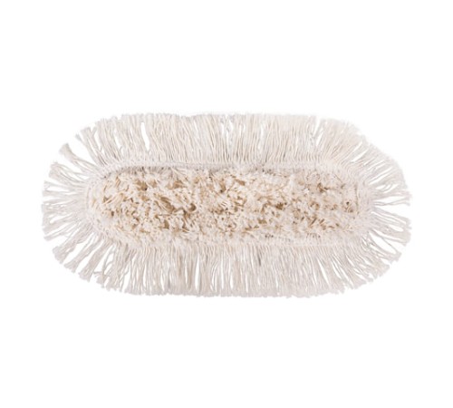 Насадка МОП плоская 40 см для швабры-рамки, карманы, хлопок, LAIMA, 601481