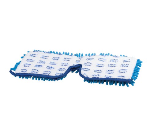 Насадка МОП плоская 40 см двусторонняя для швабр 601465/605026, микрофибра ворс/абразив, LAIMA, 601483