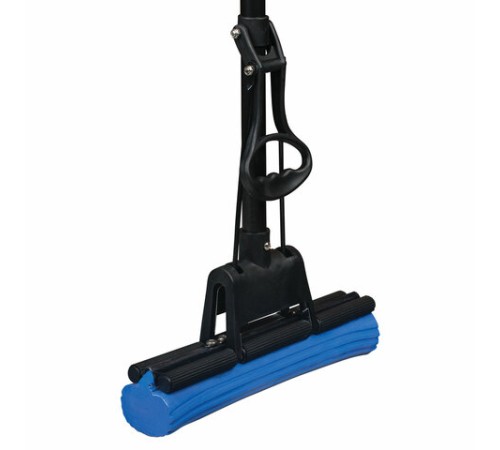 Насадка МОП для швабры самоотжимной роликовой 601466, PVA, 26 см, синяя, LAIMA, 601484