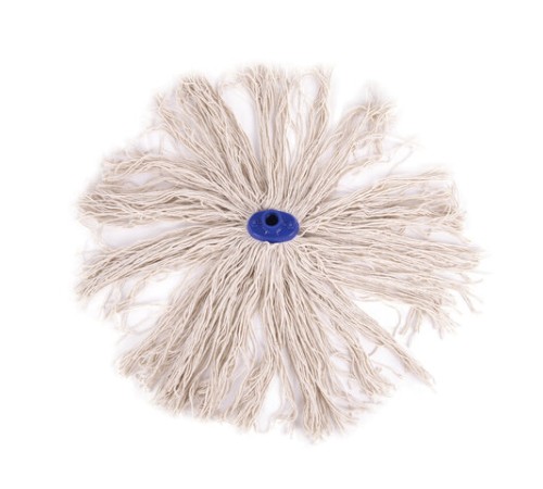 Насадка МОП для швабры LAIMA, веревочная, длина ворса 26 см,165 г, хлопок, швабра 601470, для дома и офиса, 601489