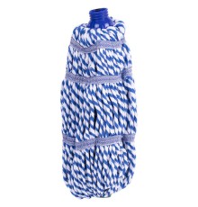 Насадка МОП для швабры самоотжимной скручивающейся 601471, микрофибра, 32 см, двуцветная, LAIMA, 601491