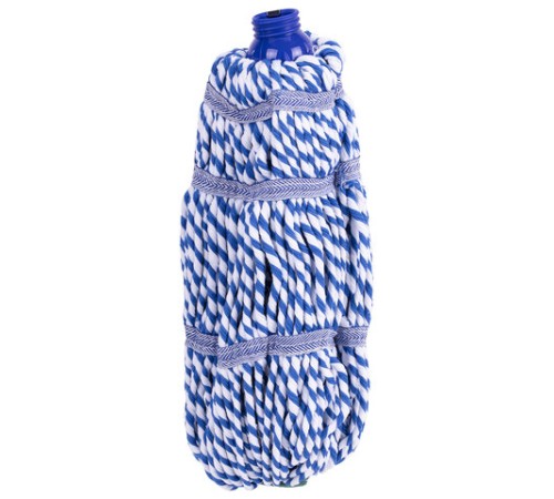 Насадка МОП для швабры самоотжимной скручивающейся 601471, микрофибра, 32 см, двуцветная, LAIMA, 601491