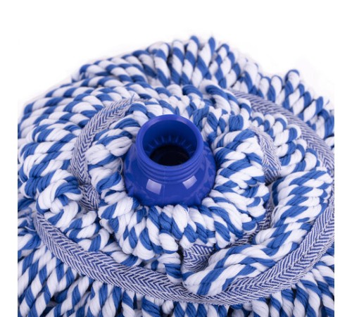 Насадка МОП для швабры самоотжимной скручивающейся 601471, микрофибра, 32 см, двуцветная, LAIMA, 601491