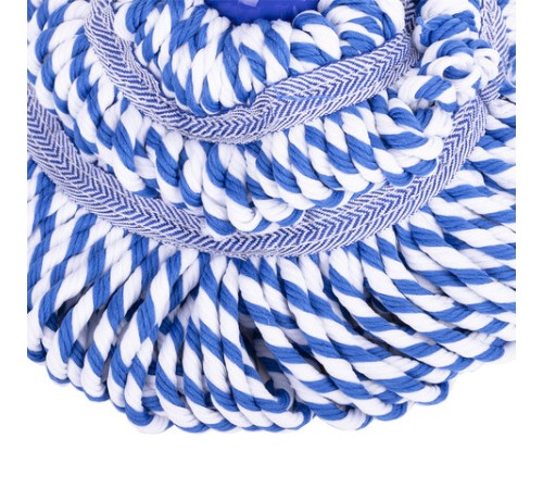 Насадка МОП для швабры самоотжимной скручивающейся 601471, микрофибра, 32 см, двуцветная, LAIMA, 601491