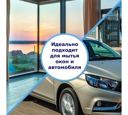 Окномойка LAIMA вращающаяся, телескопическая ручка, рабочая часть 25 см (стяжка, губка, ручка), для дома и офиса, 601494