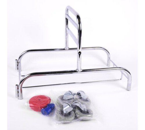 Тележка уборочная BRABIX, 2-съемных ведра по 15 л, отжим, корзина, держатель для мусорного мешка с поддерживающей платформой, 601500