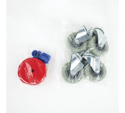 Тележка уборочная BRABIX, 2-съемных ведра по 15 л, отжим, корзина, держатель для мусорного мешка с поддерживающей платформой, 601500