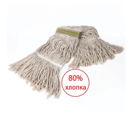 Насадка МОП Кентукки для швабры, хлопок/полиэстер, длина ворса 37 см, вес 400 г, LAIMA PROFESSIONAL, 601512
