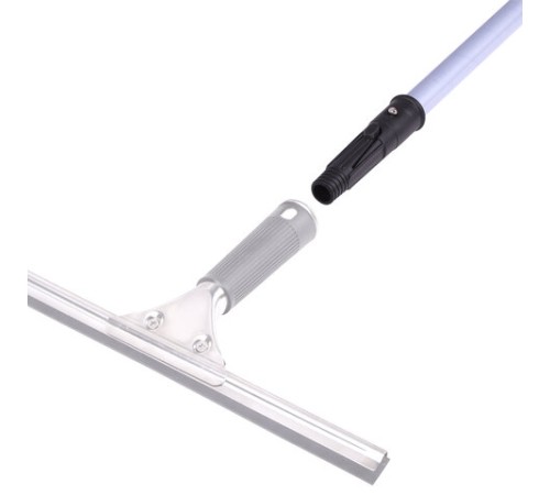 Черенок рукоятка телескопическая 130-240см, алюминий, используется с окномойкой шубкой 601518, со стяжкой 601522, LAIMA PROFESSIONAL, 601515