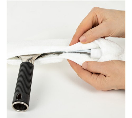 Насадка-шубка для окномойки 601518, акрил/дакрон, рабочая часть 35 см, липучки, LAIMA PROFESSIONAL, 601520