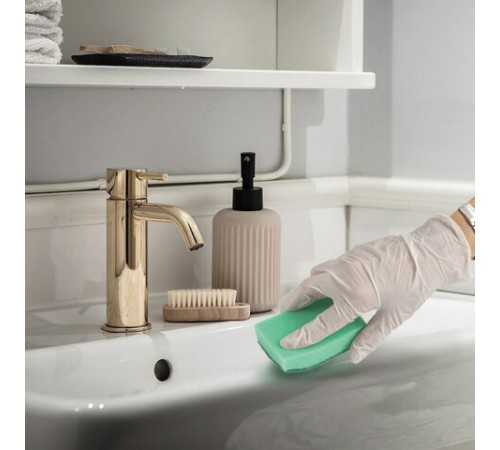 Губки для посуды 9,6х6,4х2,7 см, КОМПЛЕКТ 10 шт., MAXI, поролон с абразивным слоем, ОФИСМАГ К0012, 601553