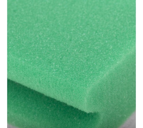 Губка для посуды 12х8,6х4,8 см, 1 шт., MEGA, поролон с абразивным слоем, профильная, кафель/уборка/посуда, LAIMA К1013, 601556