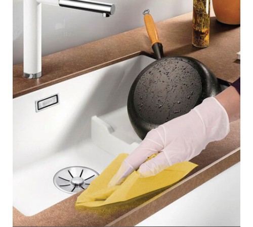 Салфетки ВИСКОЗНЫЕ универсальные MEGA, 30х38 см, КОМПЛЕКТ 5 шт., 90 г/м2, желтые, LAIMA, К4083, 601562