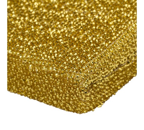 Губки для посуды 11,5х7,8х2,8 см, КОМПЛЕКТ 2 шт., поролон в металлизированной оплетке, LAIMA К1011, 601592