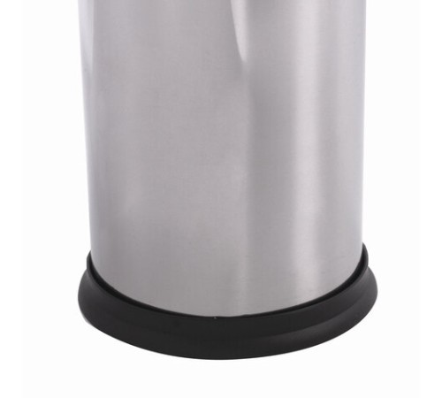 Ершик для унитаза с подставкой, нержавеющая сталь, зеркальный, LAIMA, 601616