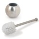 Ершик для унитаза с подставкой в форме шара, нержавеющая сталь, матовый, LAIMA, 601617