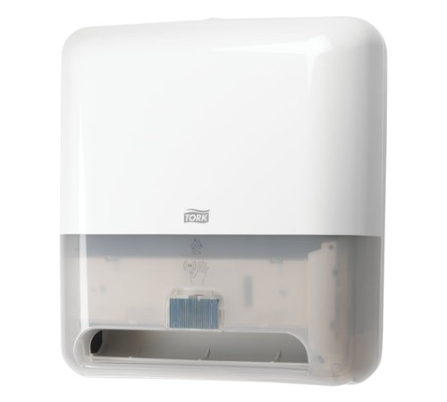 Диспенсер для полотенец СЕНСОРНЫЙ TORK (Система H1) Matic, в рулонах, (батарея R20) белый, 551100