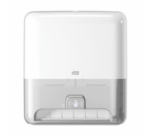 Диспенсер для полотенец СЕНСОРНЫЙ TORK (Система H1) Matic, в рулонах, (батарея R20) белый, 551100