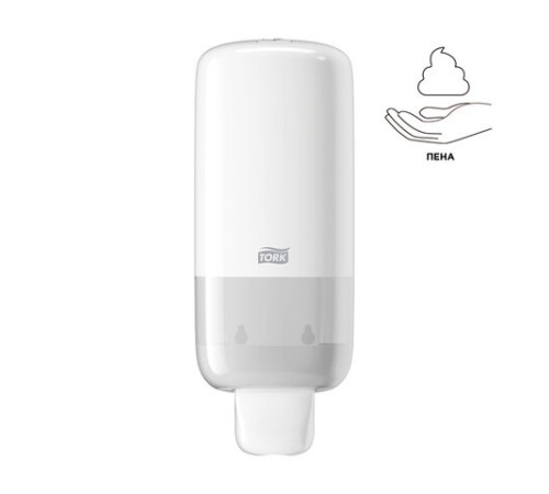 Дозатор для жидкого мыла-пены TORK (Система S4) Elevation, 1 л, белый, 561500