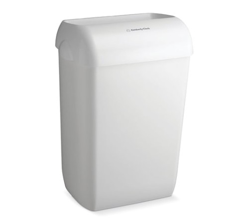Контейнер для мусора, 43 л, KIMBERLY-CLARK Aquarius, белый, 56,9х42,2х29 см, 6993