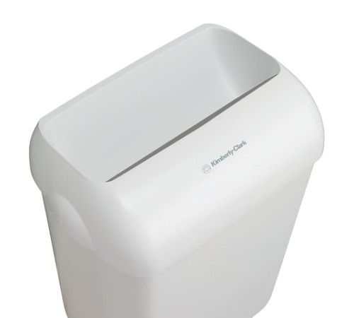 Контейнер для мусора, 43 л, KIMBERLY-CLARK Aquarius, белый, 56,9х42,2х29 см, 6993