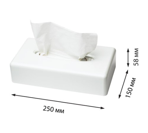 Диспенсер для косметических салфеток TORK (Система F1), настольный, белый, 270023