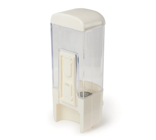 Дозатор для жидкого мыла LAIMA, НАЛИВНОЙ, 0,5 л, белый, ABS-пластик, 601792