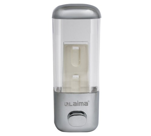 Дозатор для жидкого мыла LAIMA, НАЛИВНОЙ, 0,5 л, хром, ABS-пластик, 601793