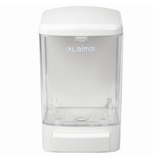 Дозатор для жидкого мыла LAIMA, НАЛИВНОЙ, 1 л, белый, ABS-пластик, 601794