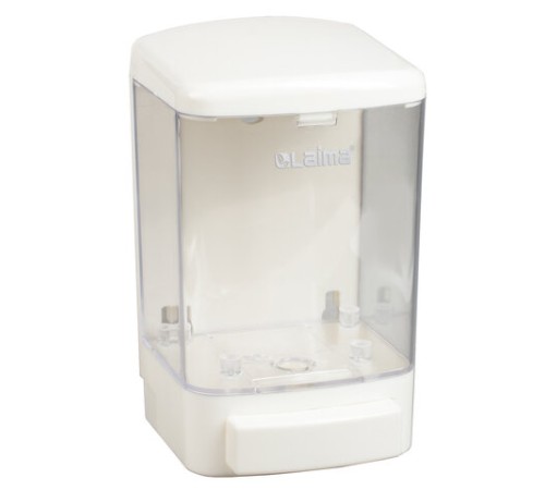 Дозатор для жидкого мыла LAIMA, НАЛИВНОЙ, 1 л, белый, ABS-пластик, 601794