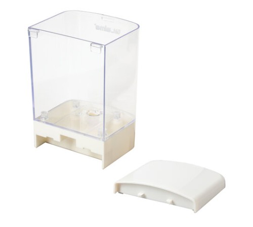 Дозатор для жидкого мыла LAIMA, НАЛИВНОЙ, 1 л, белый, ABS-пластик, 601794