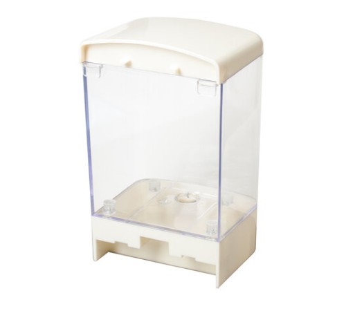 Дозатор для жидкого мыла LAIMA, НАЛИВНОЙ, 1 л, белый, ABS-пластик, 601794