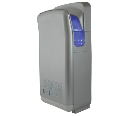 Сушилка для рук KSITEX M-6666С JET, 1900 Вт, погружного типа, время сушки 10 секунд, пластик, серебристая