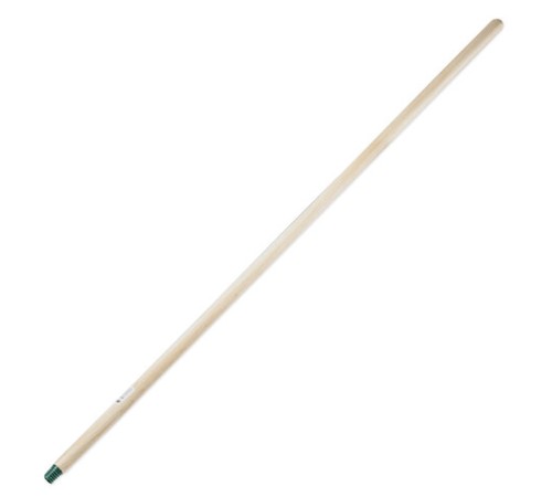 Черенок рукоятка для уборочного инвентаря 120 см, еврорезьба пластиковая, ПРОЧНЫЙ деревянный ВЫСШИЙ СОРТ d=2,2-2,4 см, LAIMA EXPERT, 601829