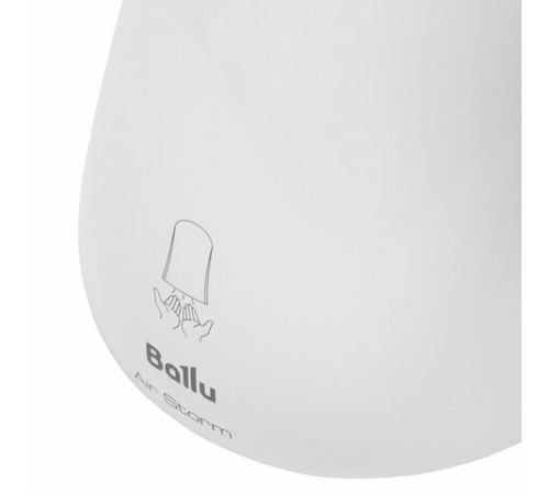 Сушилка для рук BALLU BAHD-1000AS, 1000 Вт, пластик, белая