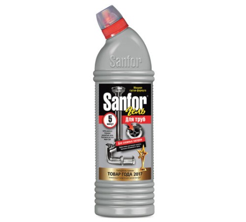 Средство для прочистки канализационных труб 1 кг, SANFOR (Санфор), 1957