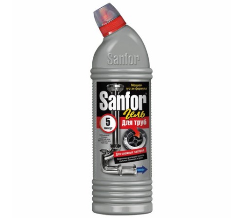 Средство для прочистки канализационных труб 1 кг, SANFOR (Санфор), 1957