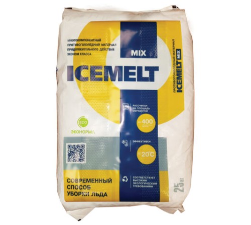Реагент антигололедный 25 кг, ICEMELT 