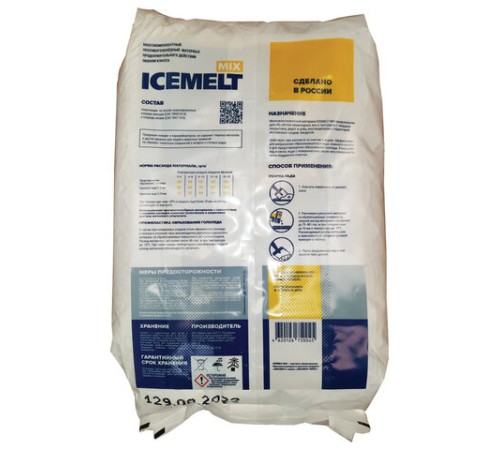Реагент антигололедный 25 кг, ICEMELT 