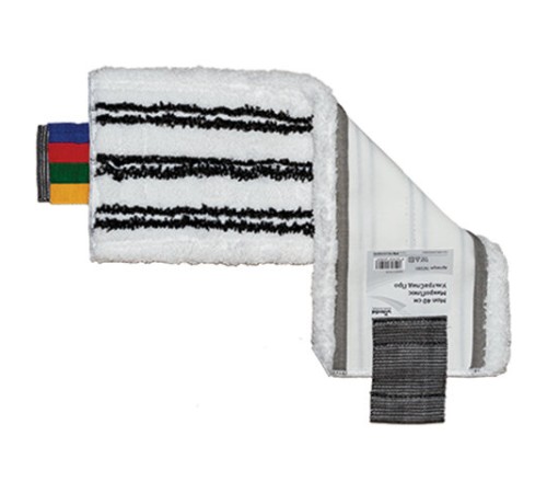 Насадка МОП плоская для швабры/держателя 40 см, уши (ТИП УВ), микрофибра/абразив, VILEDA 