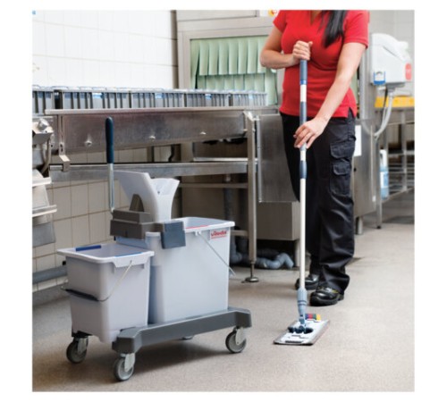 Держатель-флаундер 40 см, для плоских МОПов (ТИП У/К, К, УВ), черенки типов А и B, VILEDA 