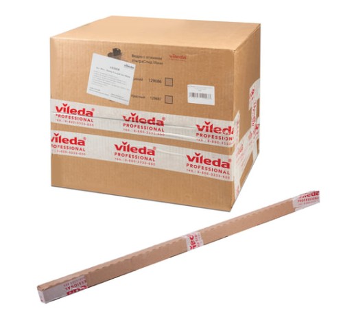 Швабра с отжимом и ведром 10л/7л, туннельный плоский отжим, в комплекте салфетки + перчатки, СпидМини, голубой, VILEDA, 161099