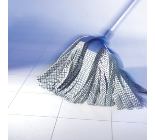 Насадка МОП ленточная 33 см, для швабры под еврорезьбу, хлопок / полиэстер / резина,, VILEDA 