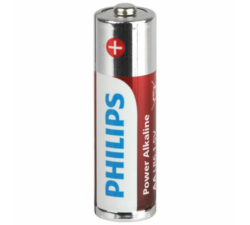Батарейки алкалиновые "пальчиковые" КОМПЛЕКТ 12 шт., PHILIPS Power Alkaline, АА (LR6, 24А), блистер, Б0064661 Батарейки алкалиновые "пальчиковые" КОМПЛЕКТ 12 шт., PHILIPS Power Alkaline, АА (LR6, 24А), блистер, Б0064661