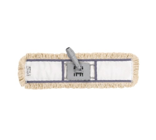 Насадка МОП плоская 60 см для швабры-рамки, карманы, хлопок, VILEDA 