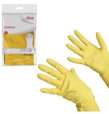 Перчатки МНОГОРАЗОВЫЕ резиновые VILEDA 