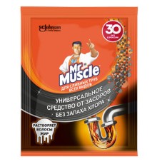 Средство для прочистки канализационных труб в гранулах 70 г, МИСТЕР МУСКУЛ, 359548