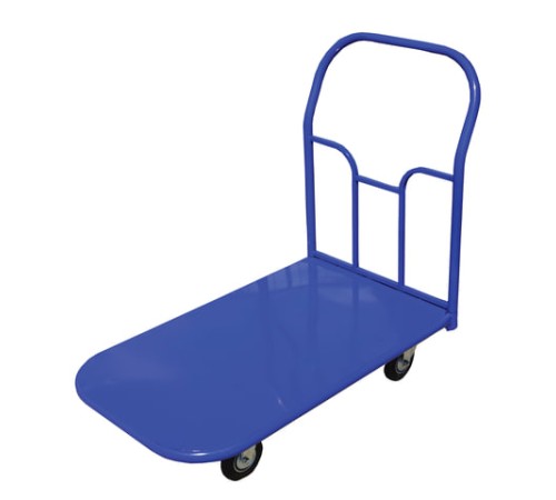 Тележка грузовая платформенная 4-х колесная ТП5 (грузоподъемность - 450 кг, колеса на литой резине D=160 мм)