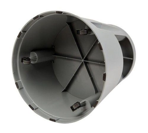 Стремянка-табурет передвижная, 2 ступени, на колесах (под нагрузкой статична), 43 см, пластик, до 150 кг, 640104