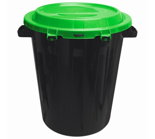 Контейнер 60 литров для мусора, БАК+КРЫШКА (высота 58 см), М2393/АССОРТИ, IDEA, М 2393